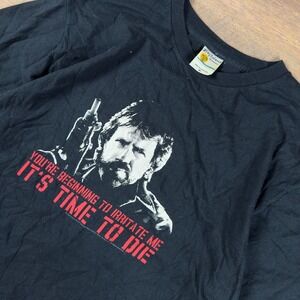 Bay Island Chuck Norris Delta Force Movie Promo T-Shirt Black XL 2006 MGM Studio